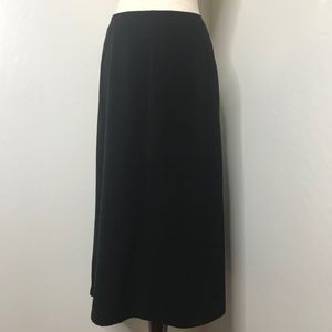 Nordstrom Black Midi Skirt with Black Flare